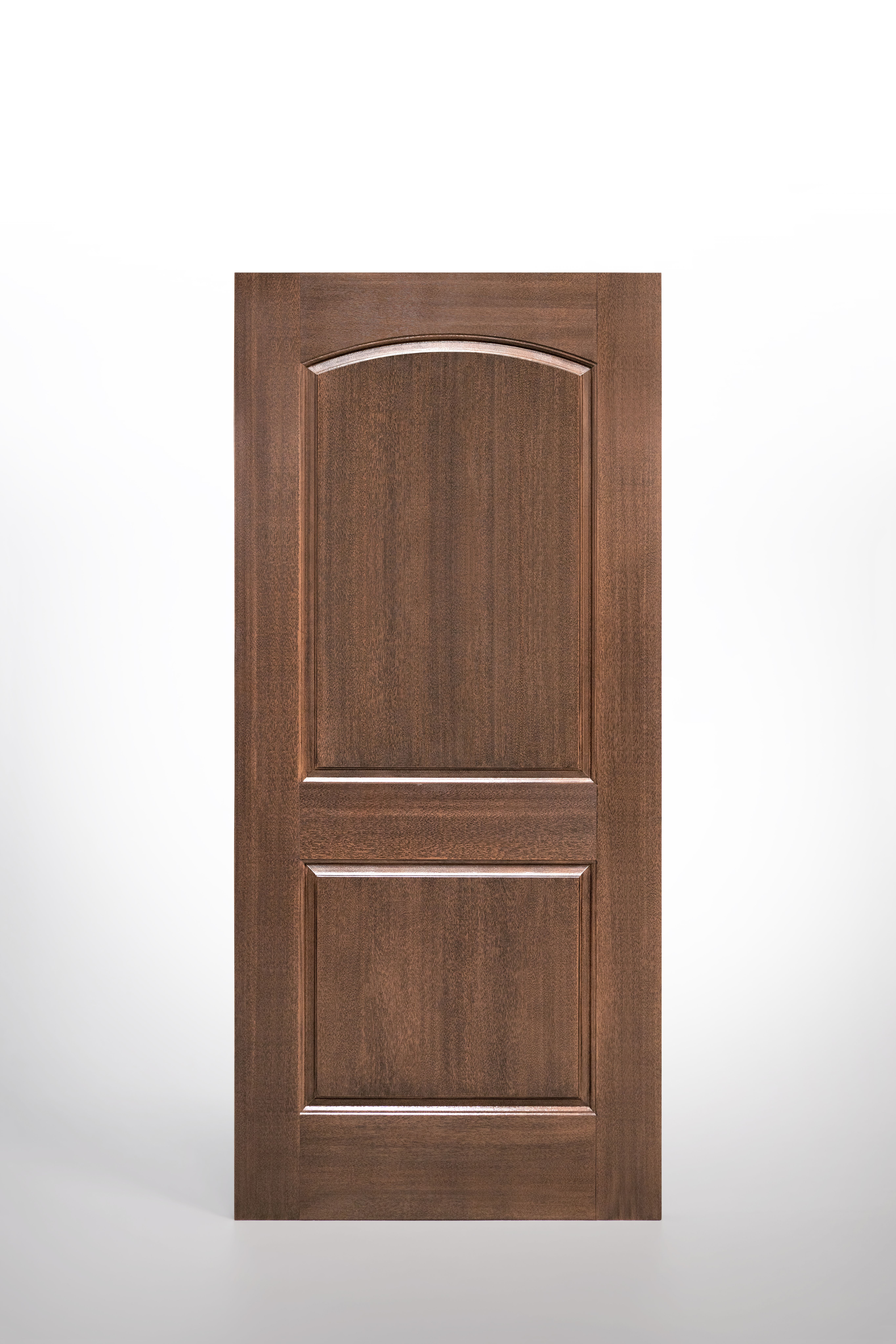 Two Panel Half Curved Top