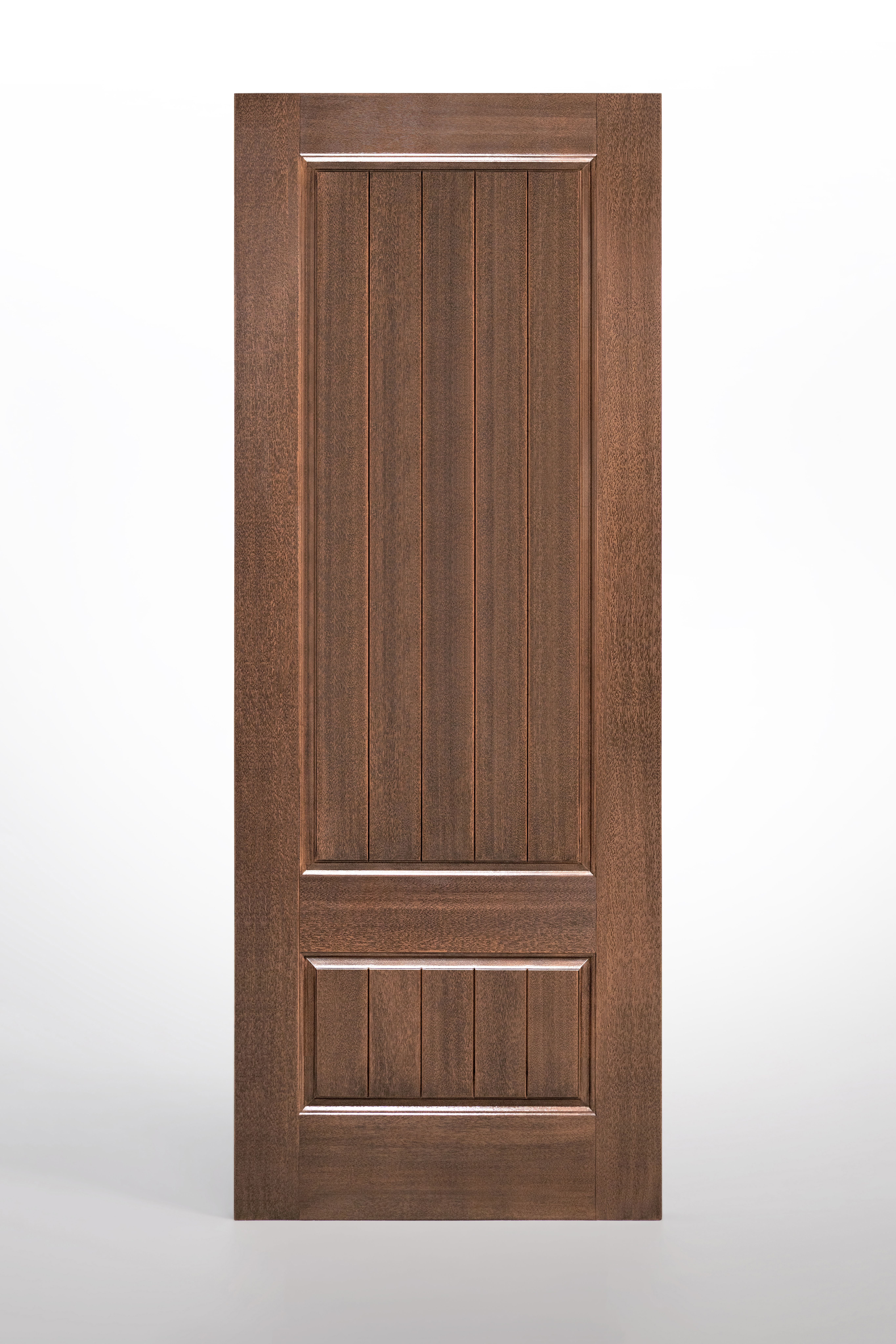 Two Panel With Planks 8'