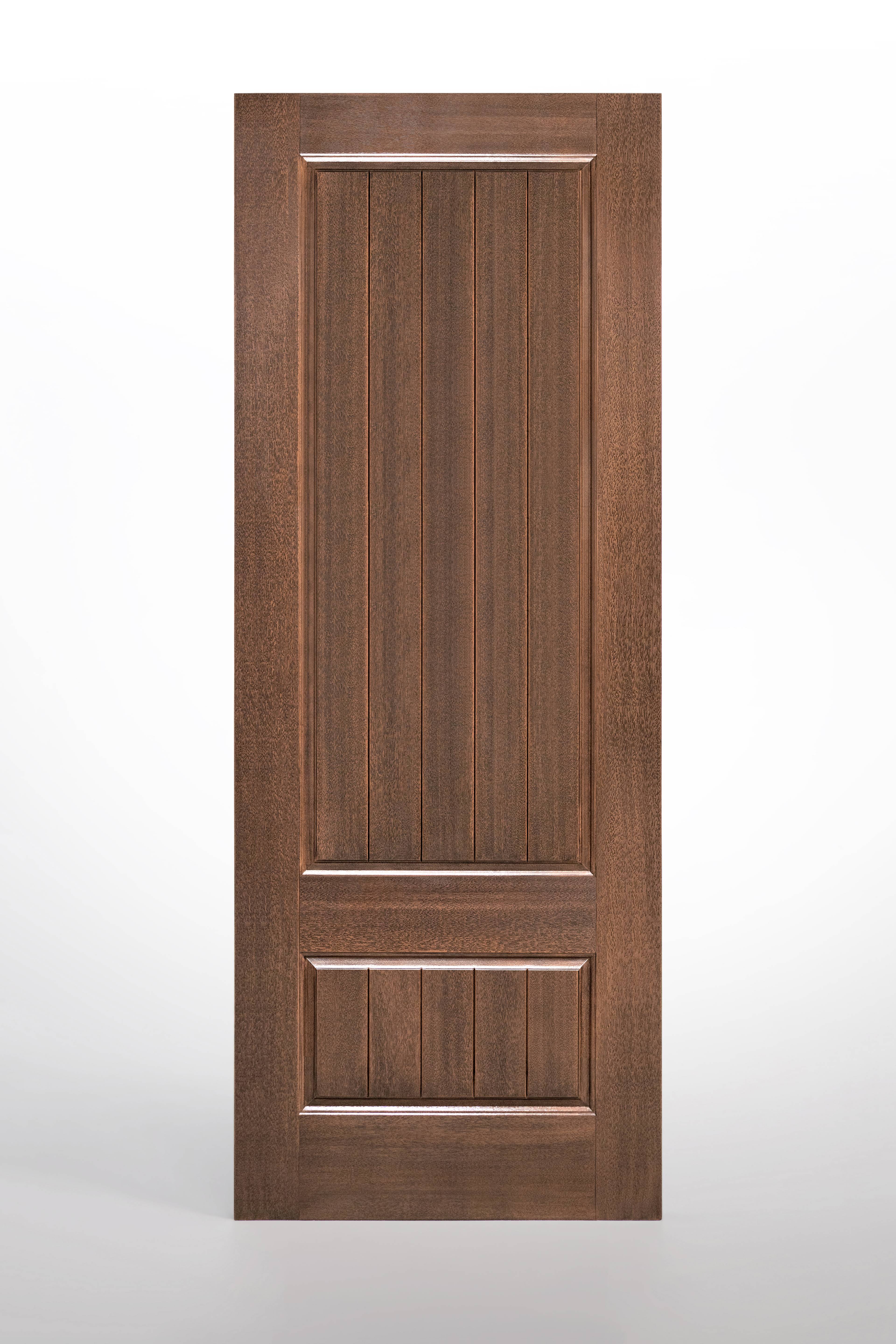 Two Panel With Planks 8'