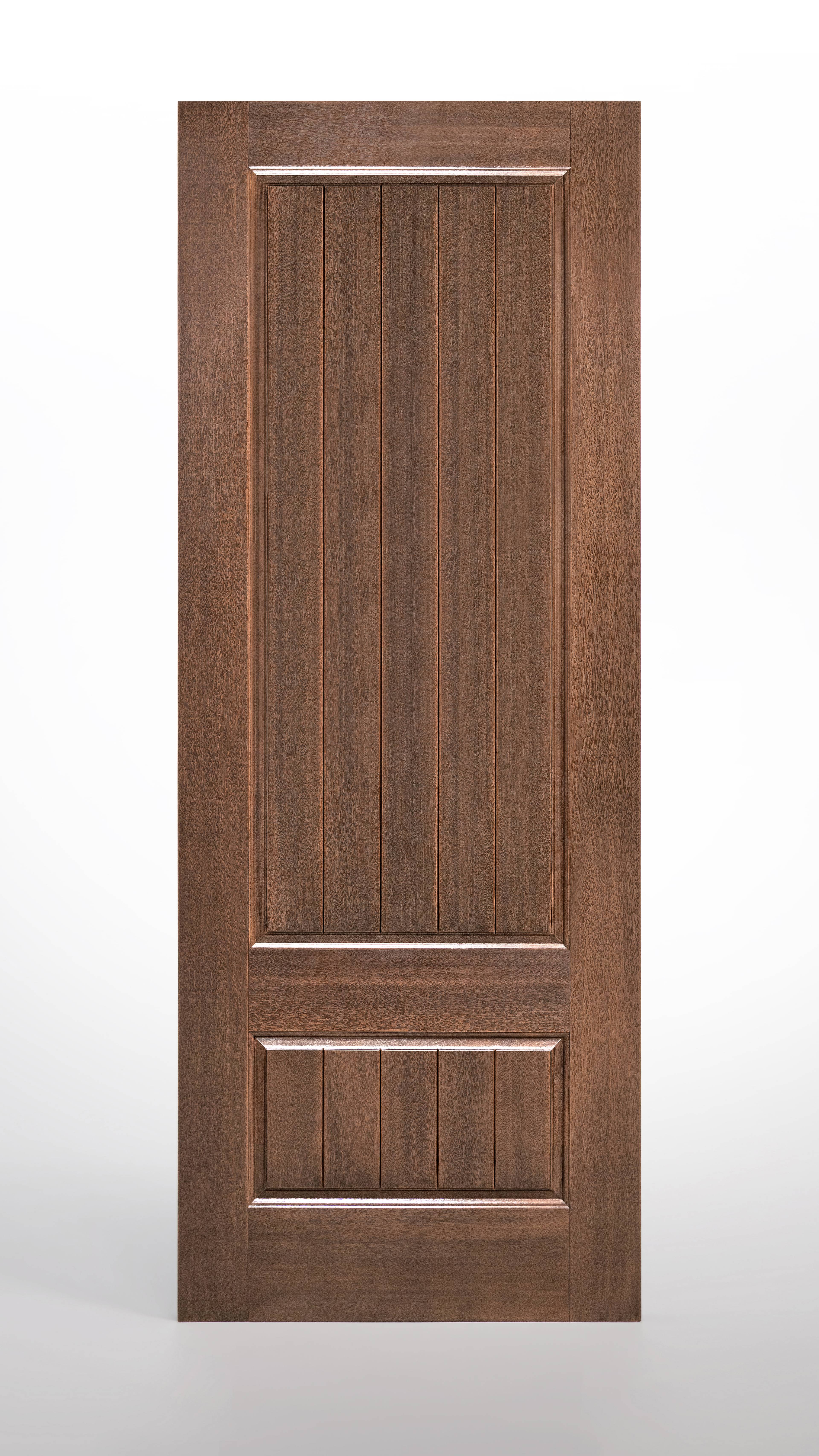 Two Panel With Planks 8'