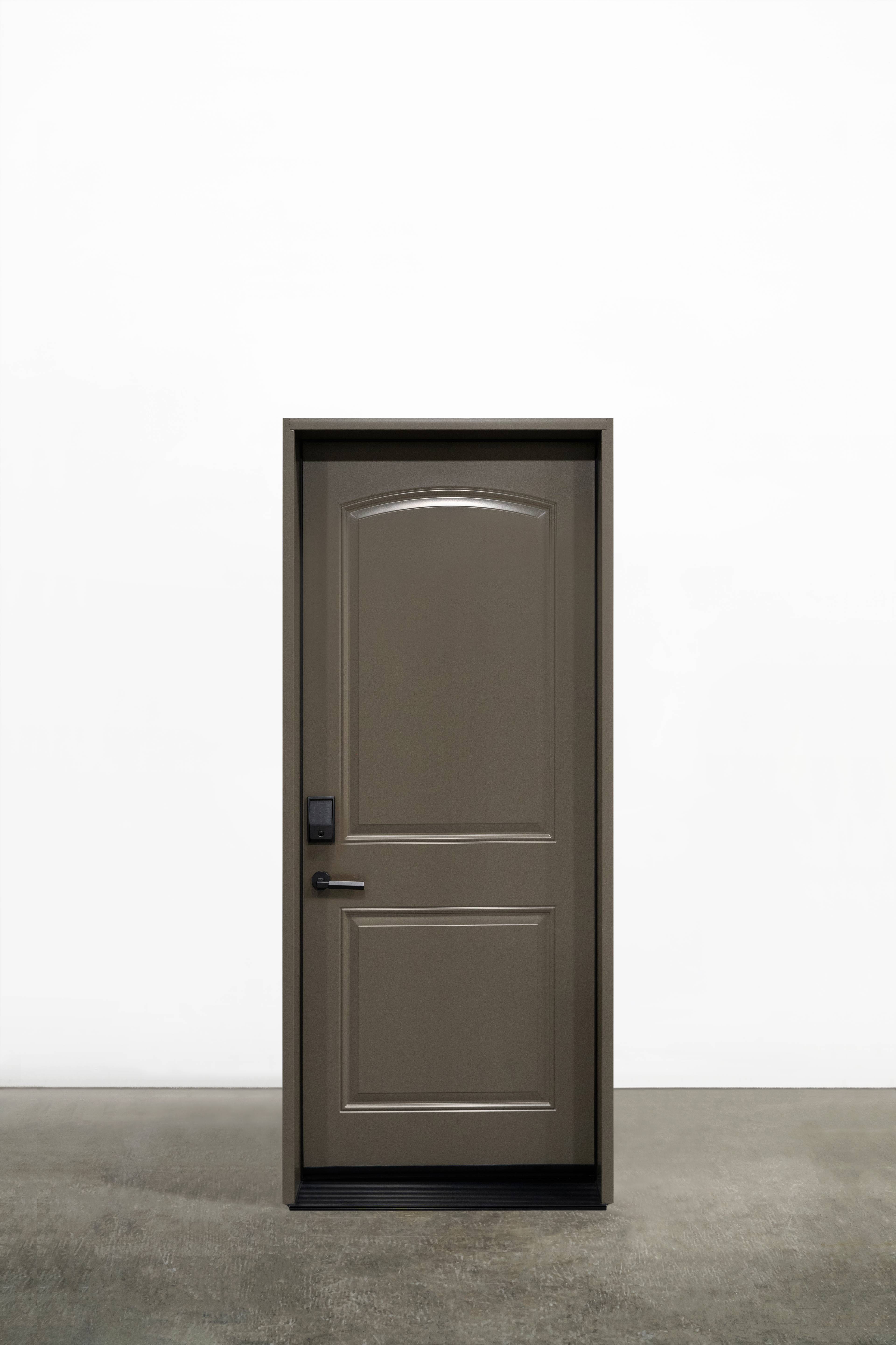 Two Panel Half Curved Top