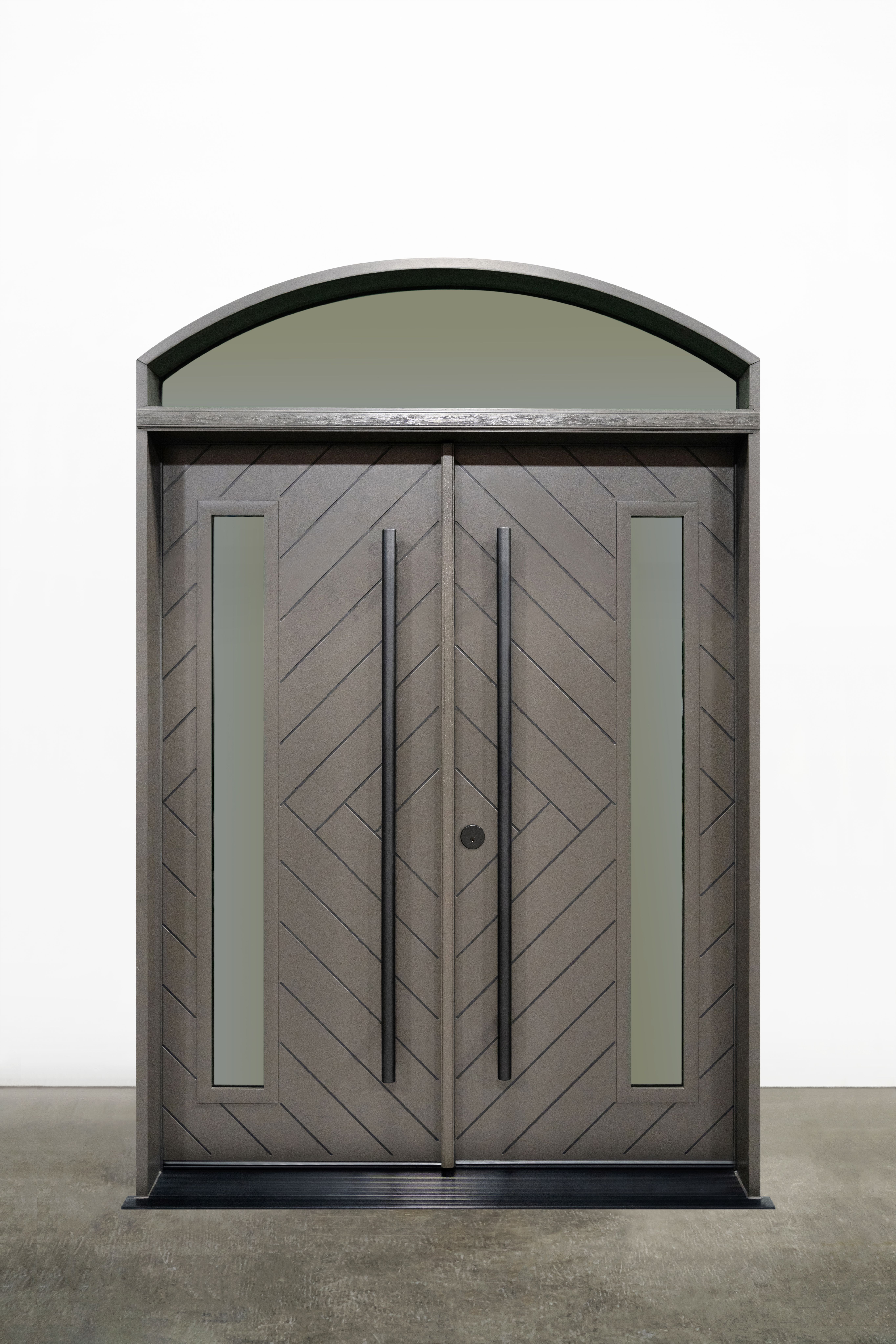 Arched Transom Herringbone