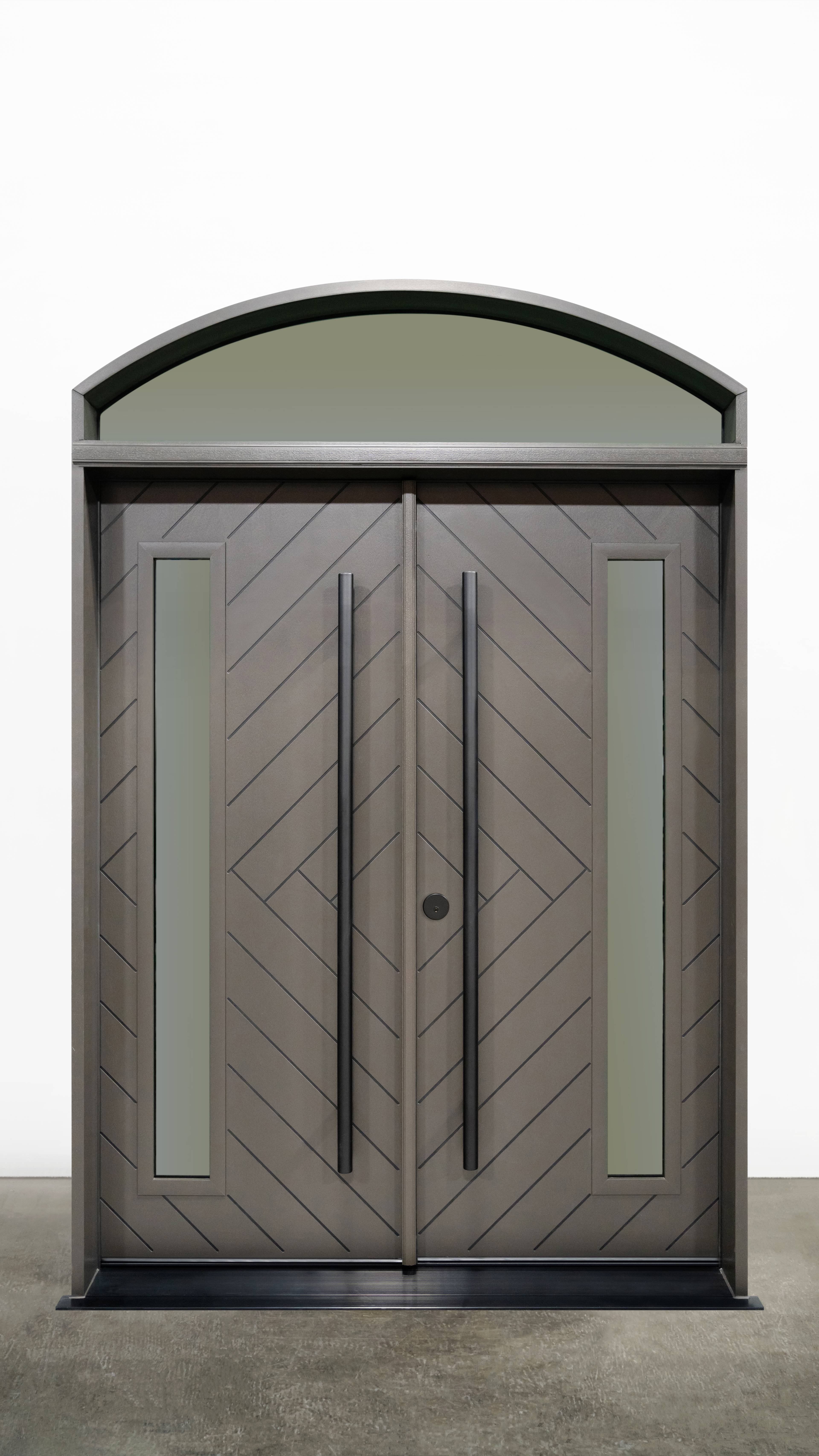 Arched Transom Herringbone