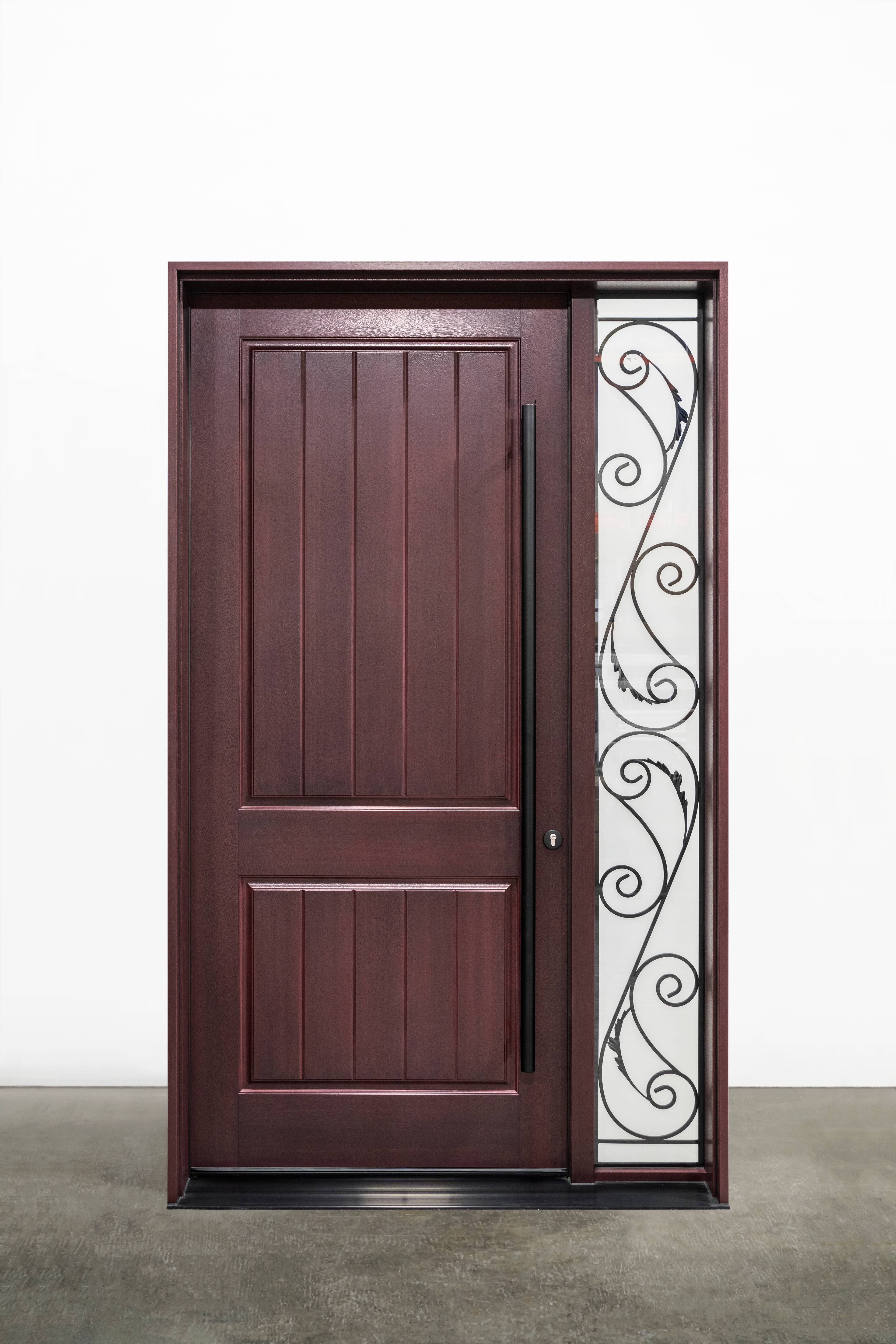 Two Panel Half With Planks 8′