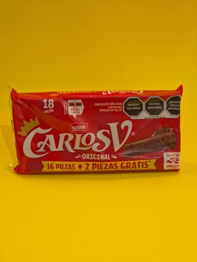 CHOC.CARLOS V NORMAL NESTLE 28X16