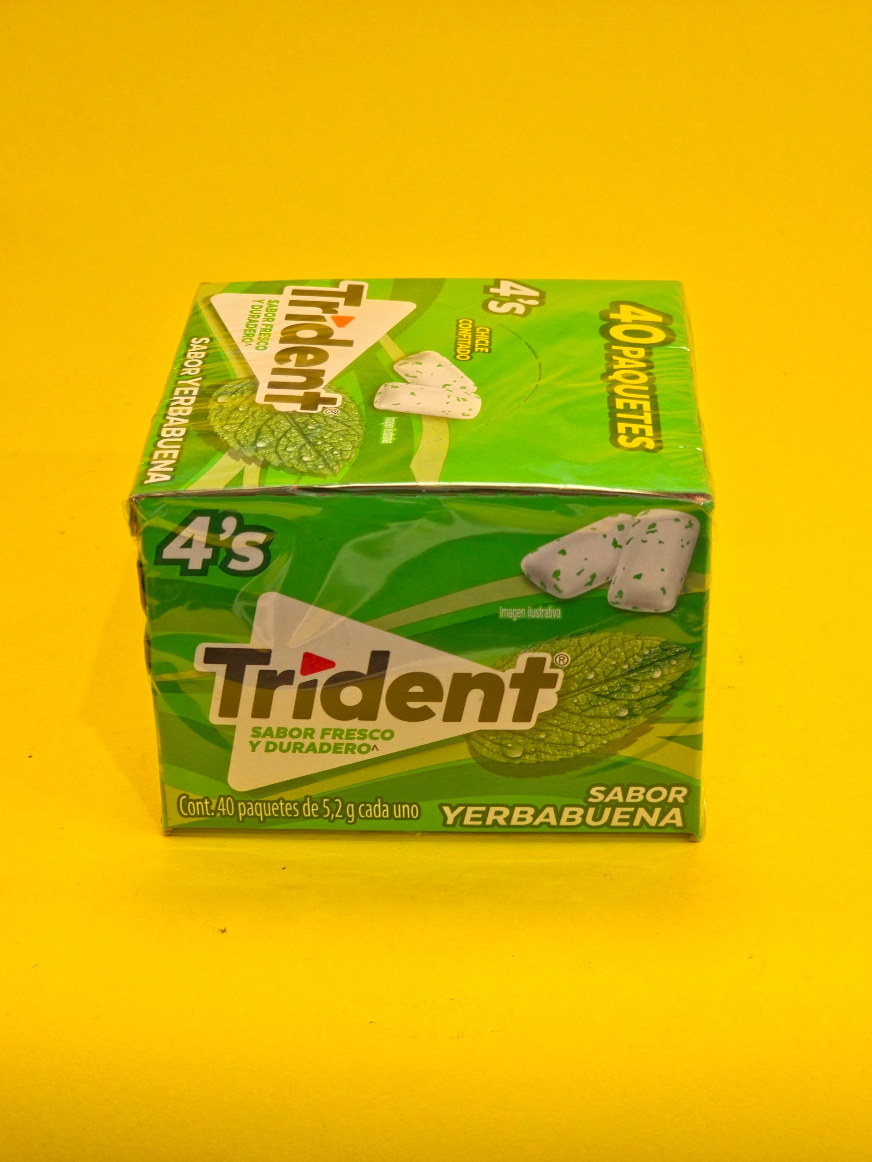 CH.TRIDENT 4´S YERBABUENA 40X40