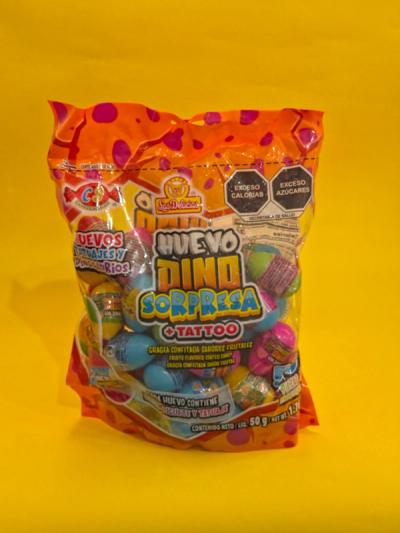 HUEVO DINO SORPRESA LAS DELICIAS 18X50