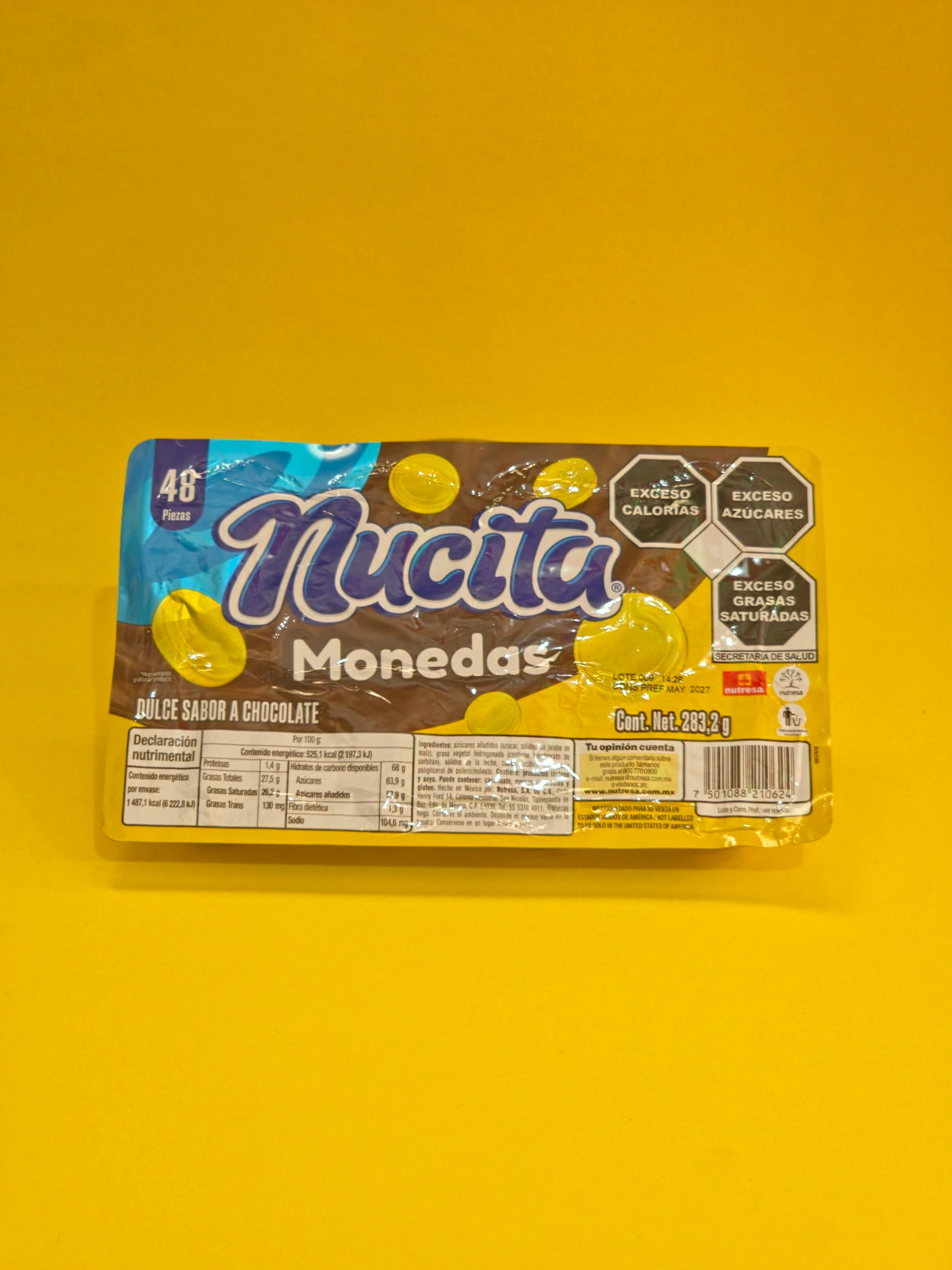 MONEDA CHOCOLATE NUCITA 18x48