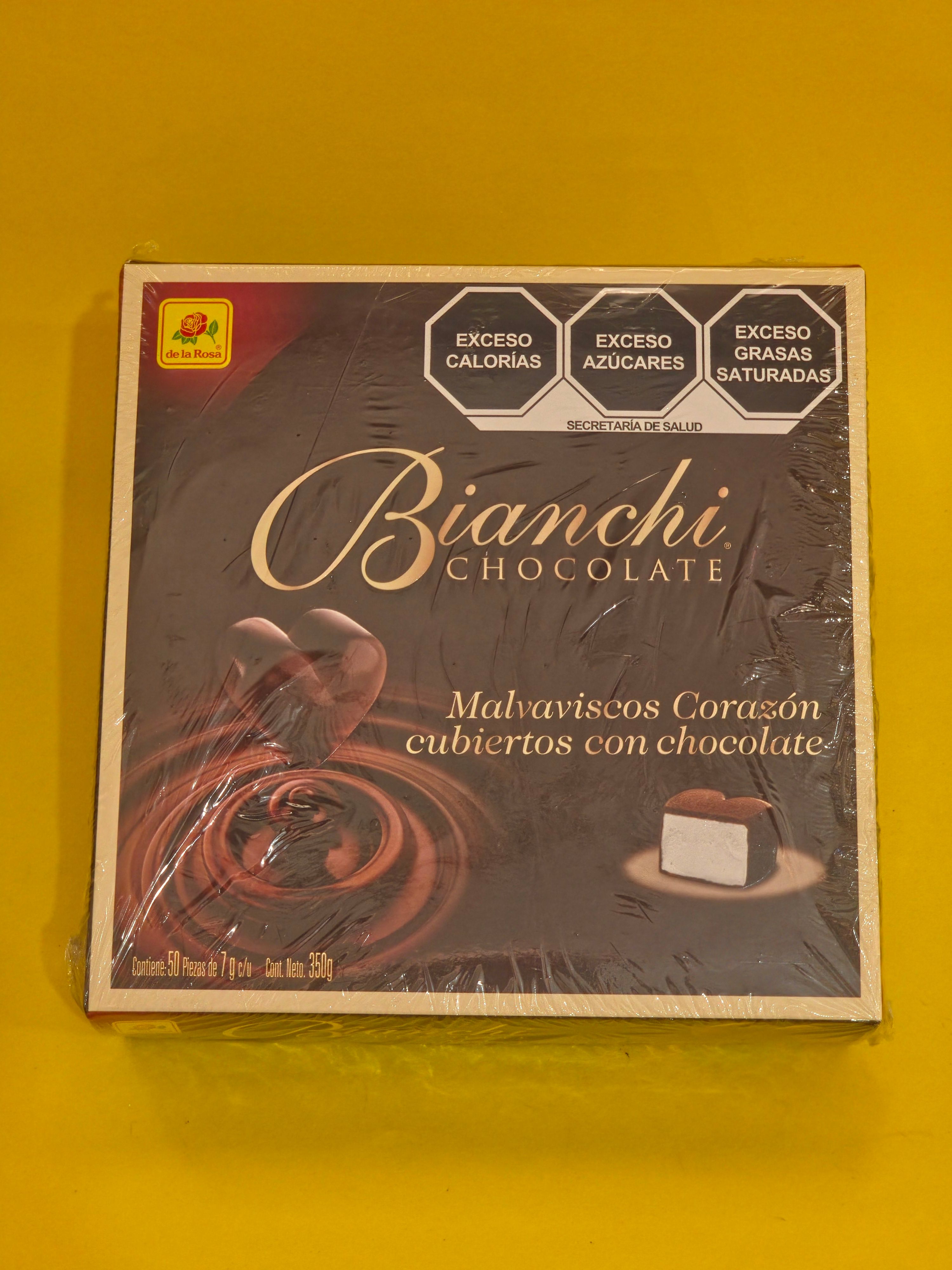 BOMBON BIANCHI CORAZON C/CHOCOLATE DLR 20X50