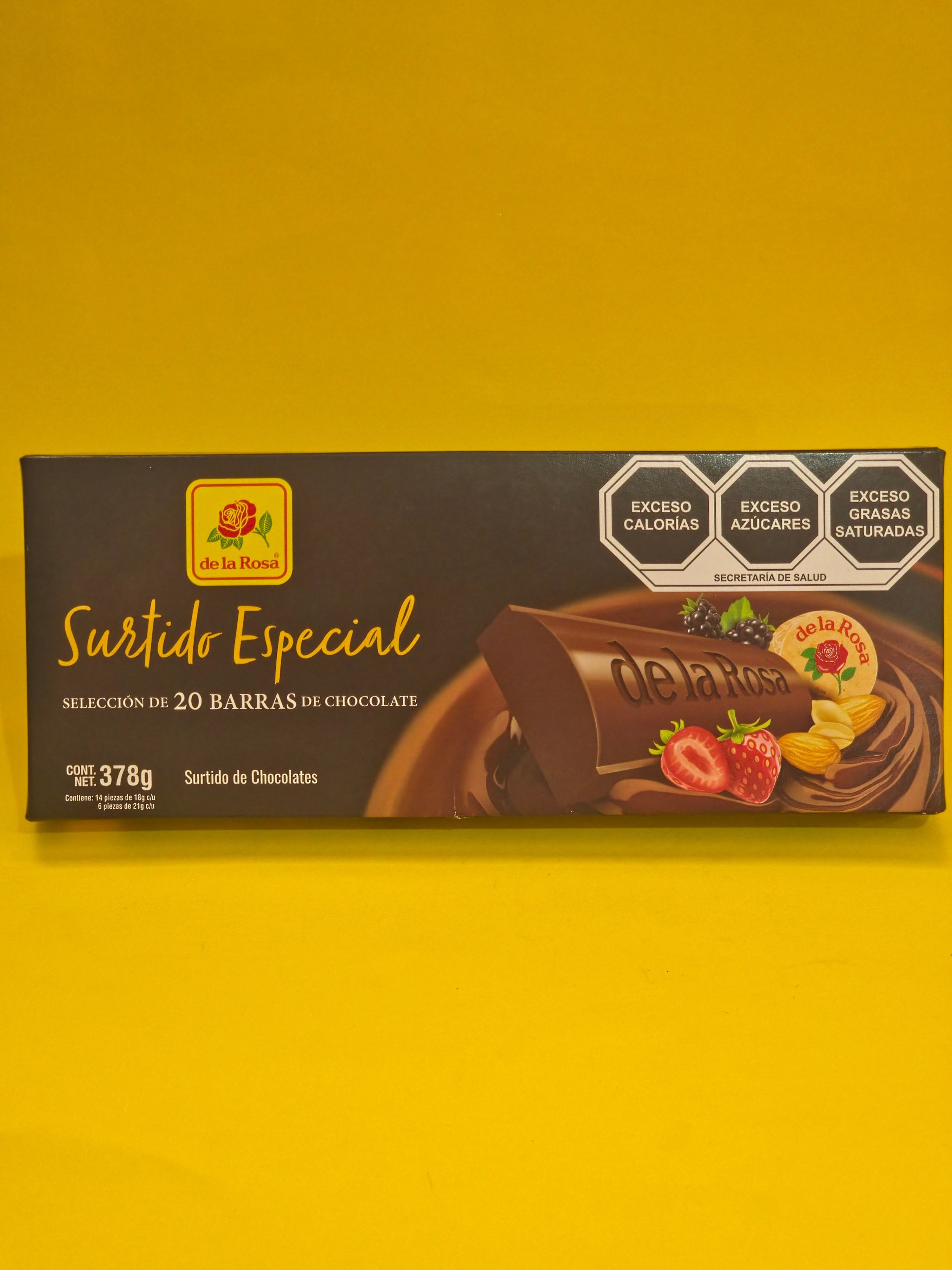 CHOC.SURTIDO ESPECIAL DLR 16X20