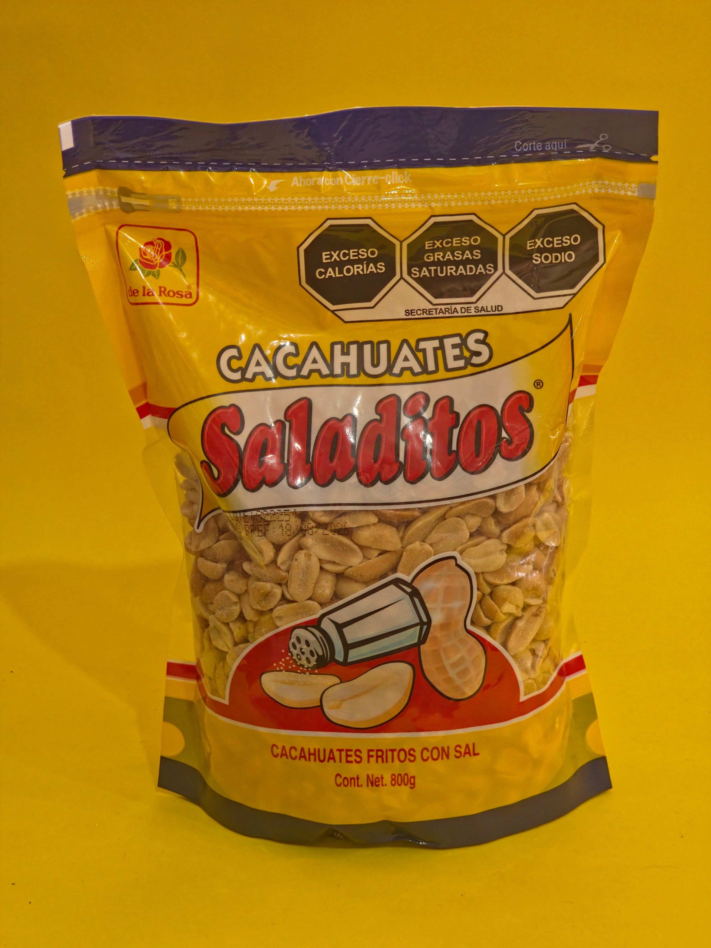 CACAHUATE SAL/LIMON DLR 12X800GR