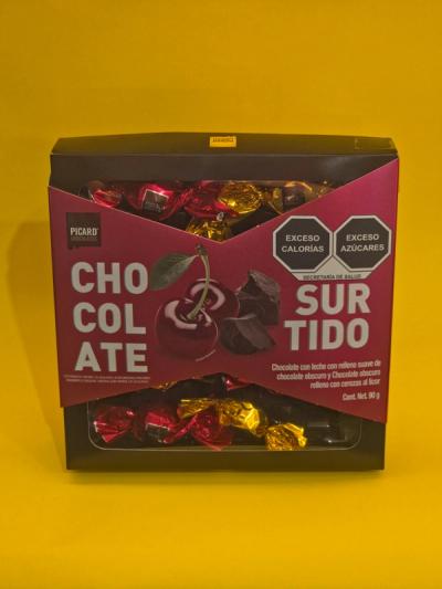CHOC.ESTUCHE CEREZA PICARD 12X90GRMS