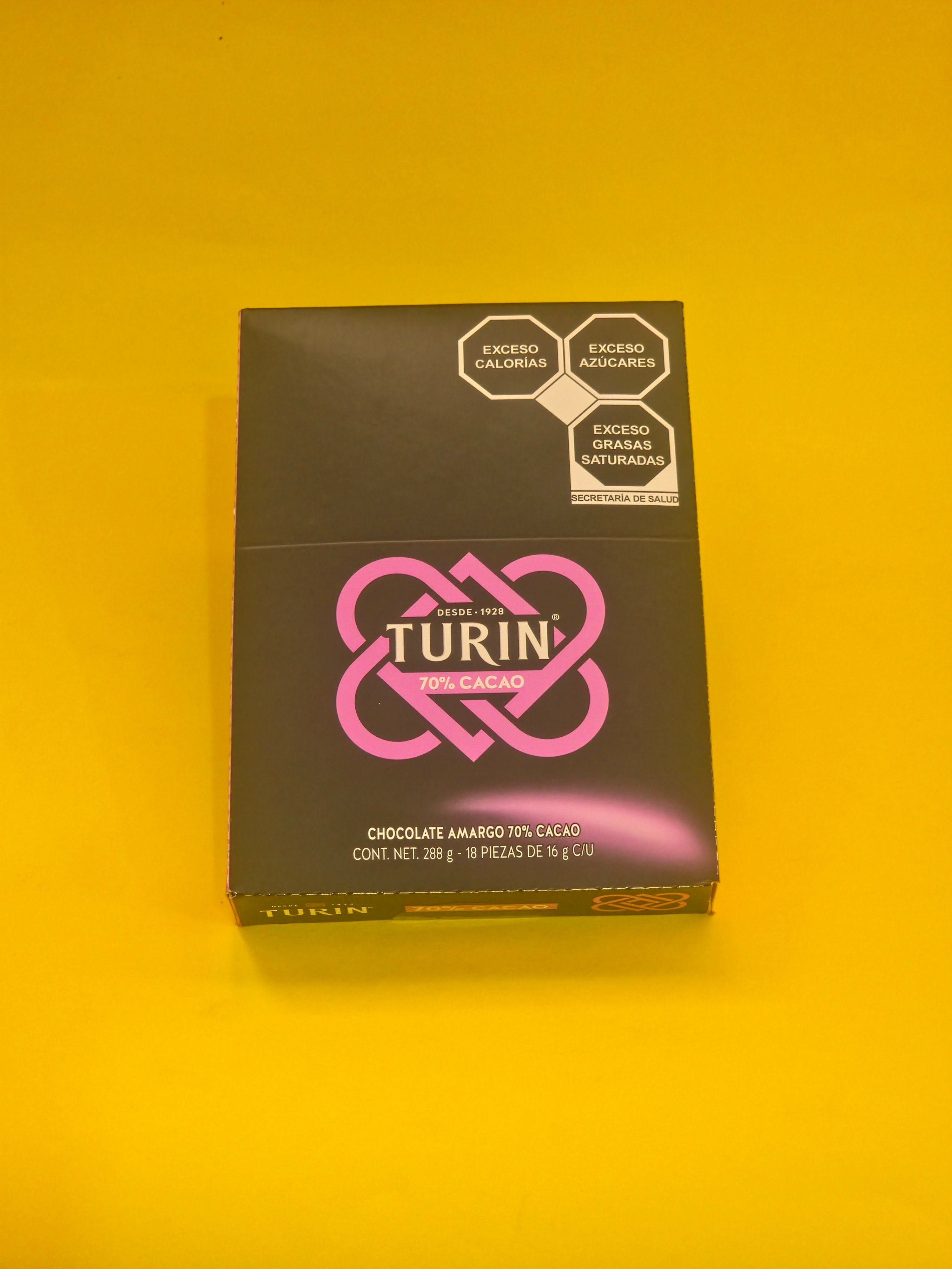 CHOC.TURIN 70% CACAO 5X18
