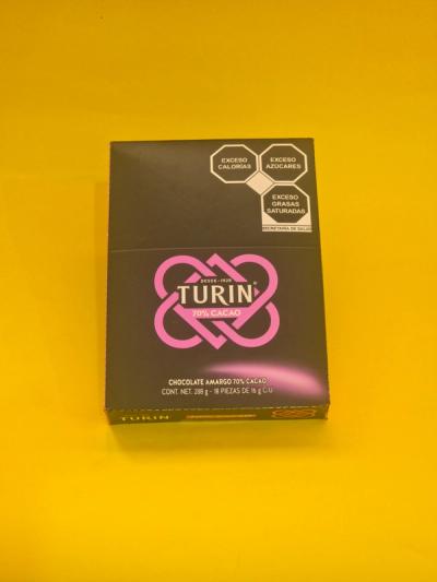 CHOC.TURIN 70% CACAO 5X18