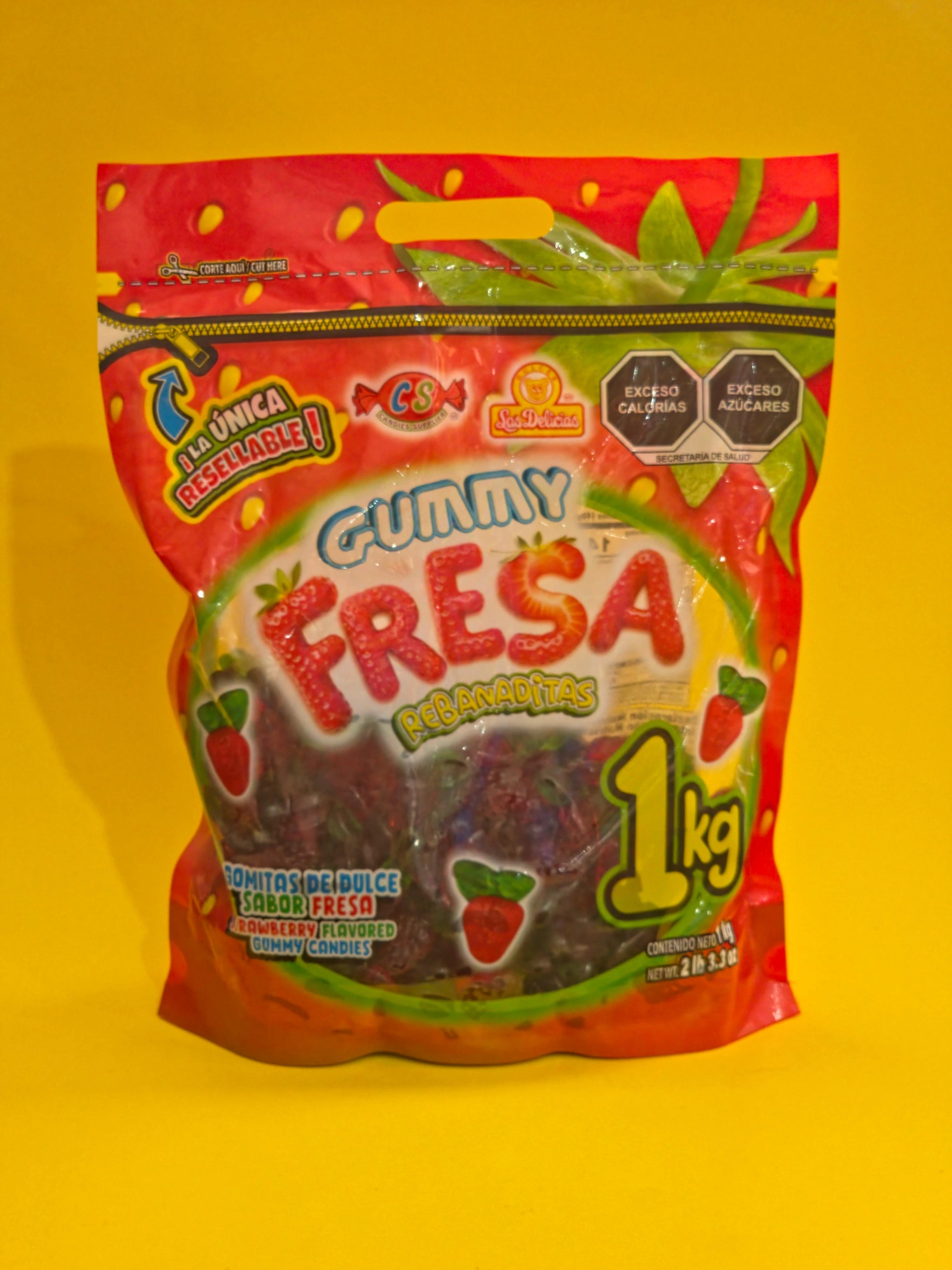 GOMA FRESA REBANADITAS LAS DELICIAS 10X1KG