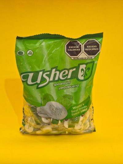 PASTILLAS USHER YERBABUENA 40X100