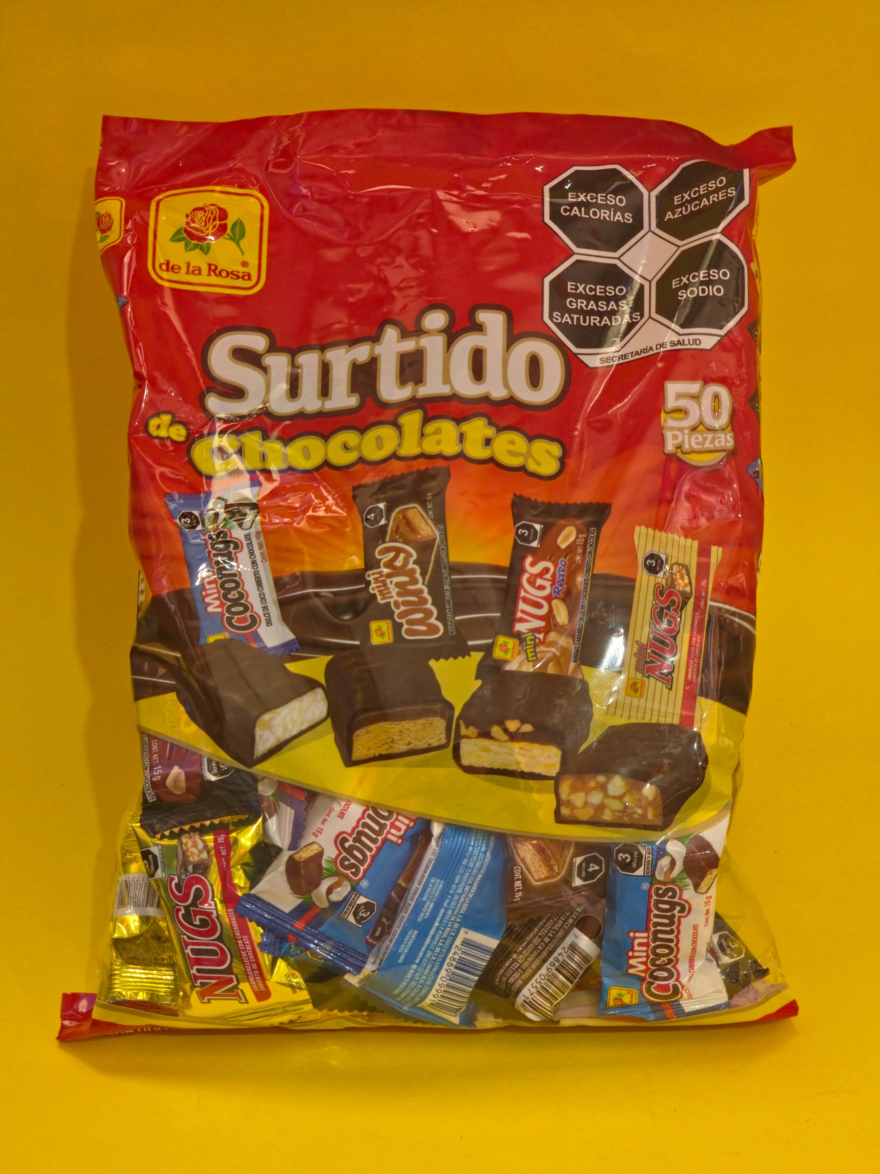 CHOC.SURTIDO BOLSA DLR 12X50