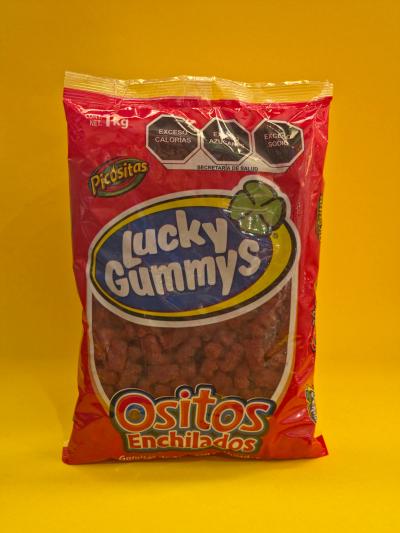 GOMA OSOS ENCHILADOS LUCKY GUMMYS 8X1KG