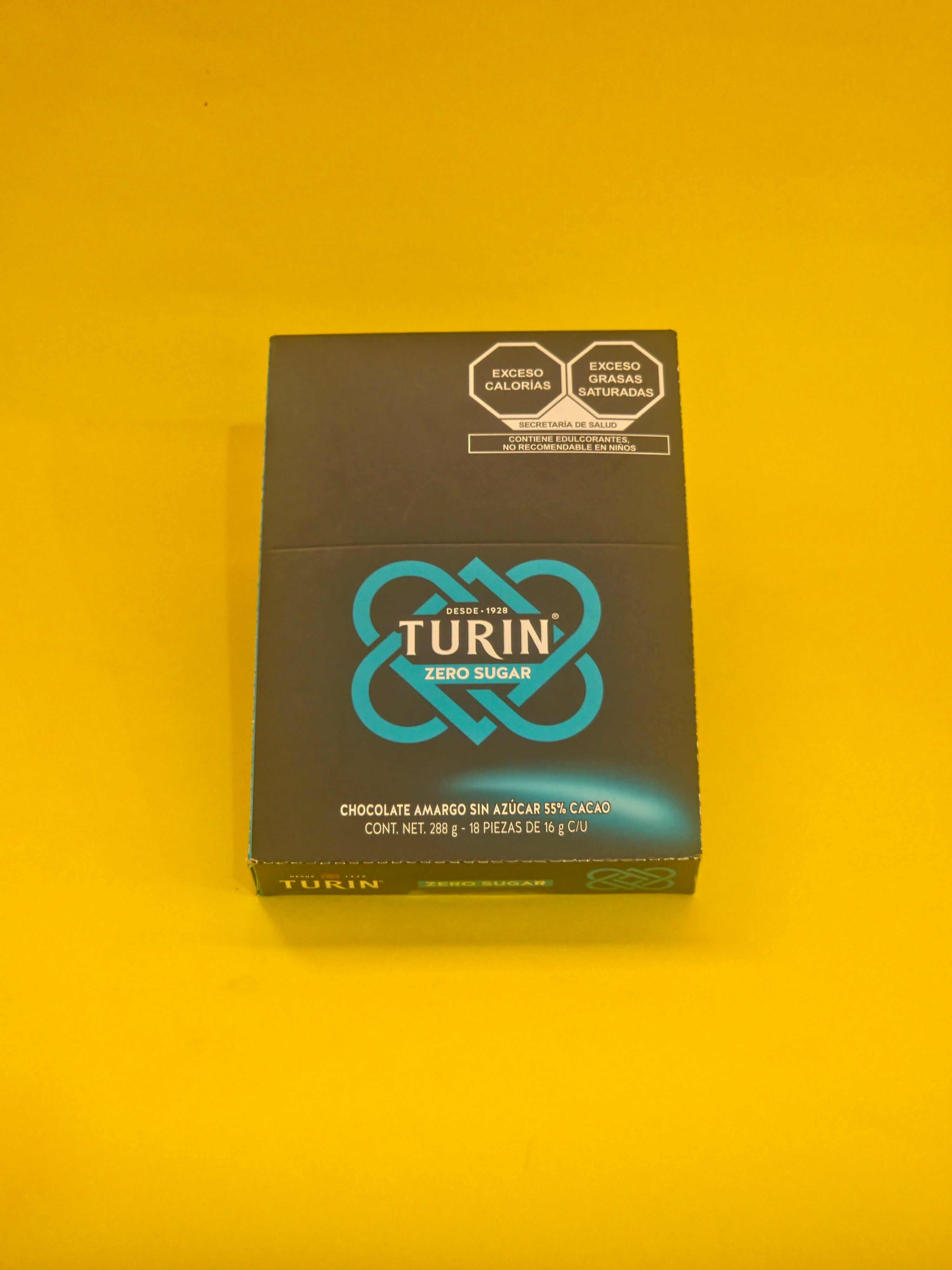 CHOC.TURIN ZERO AZUCAR 5X18