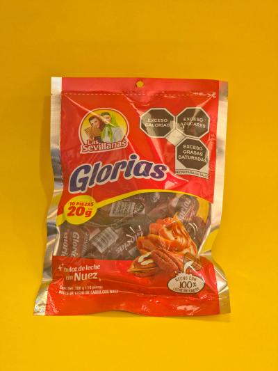 GLORIAS C/NUEZ  200GR LA SEVILLANA 25X10