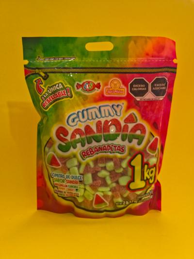 GOMA SANDÍA REBANDITAS LAS DELICIAS 10X1KG