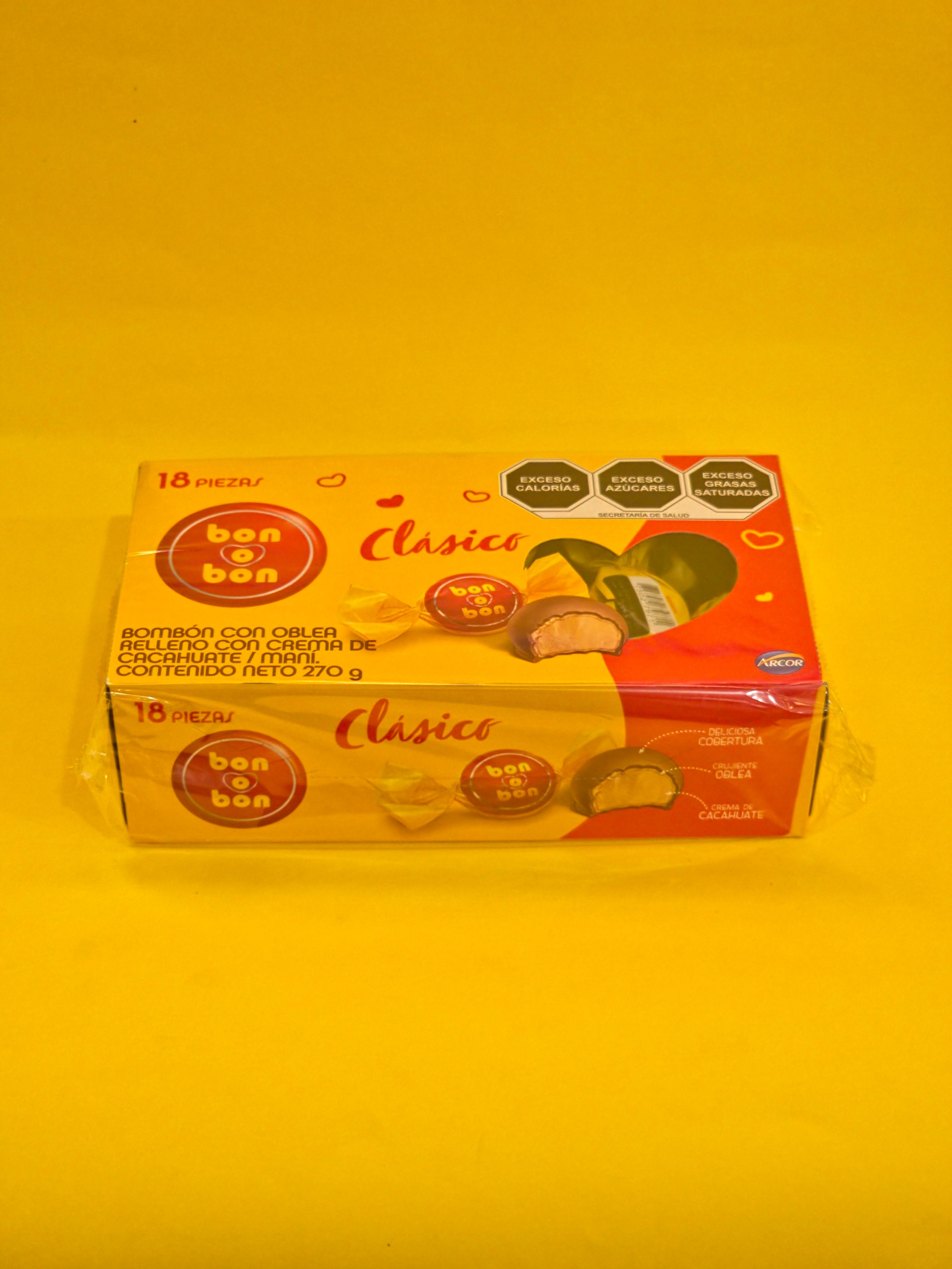 CHOC.BON O BON CAJA AMARILLA 270GR 12X18