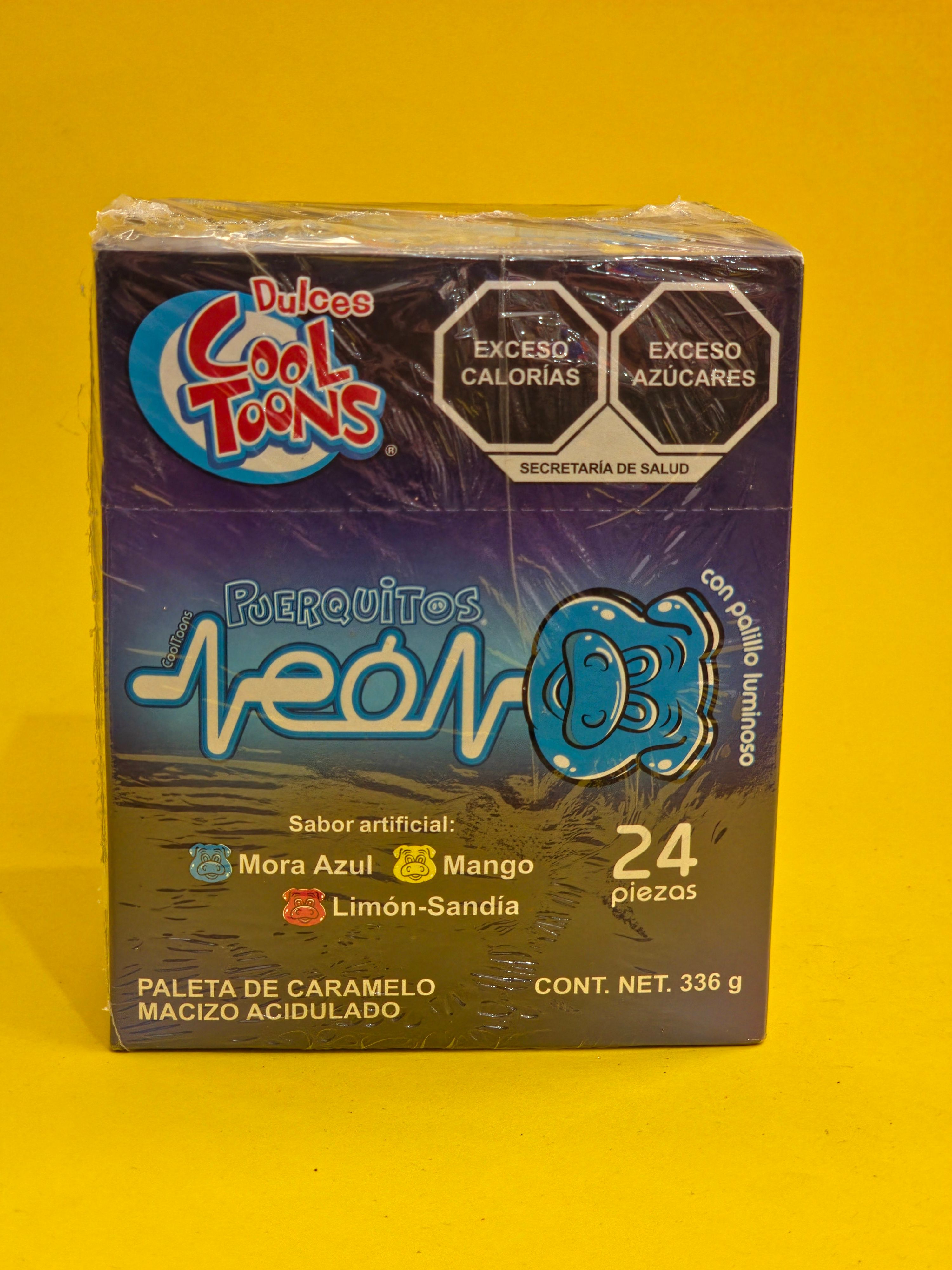 PAL.PUERQUITOS NEON 24X24