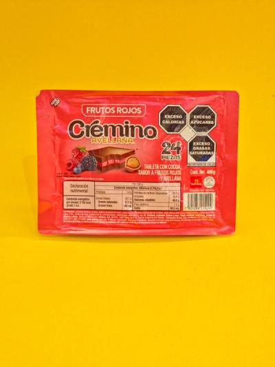 CHOC. CREMINO FRUTOS ROJOS 16X24