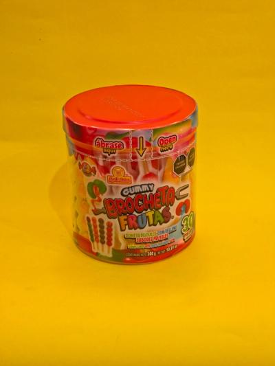 GUMMY BROCHETA FRUTAS VITRO DELICIAS 12X30