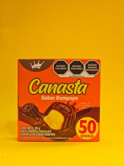 CHOC.CANASTA ROMPOPE 24X50