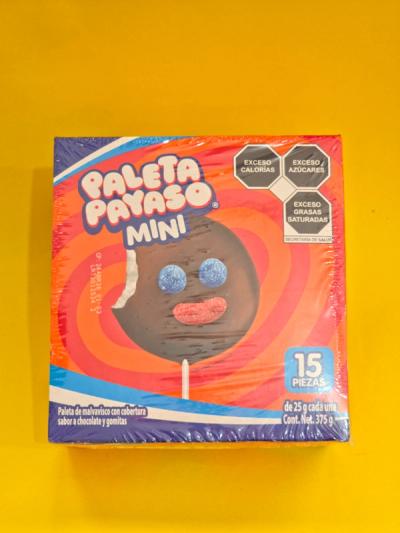 PALETA PAYASO MINI 12X15