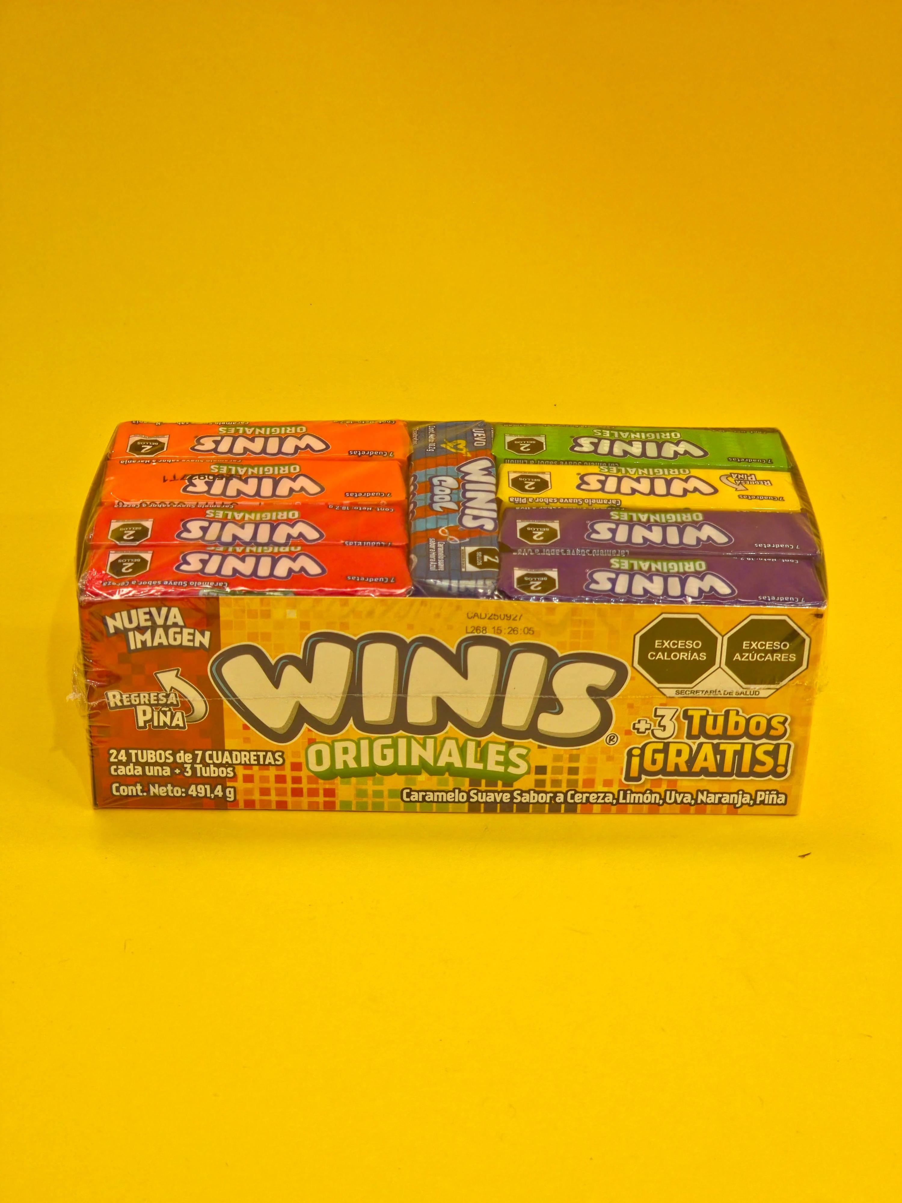 WINIS TUBO MINI T7 FRUTAS KLASS 18x24