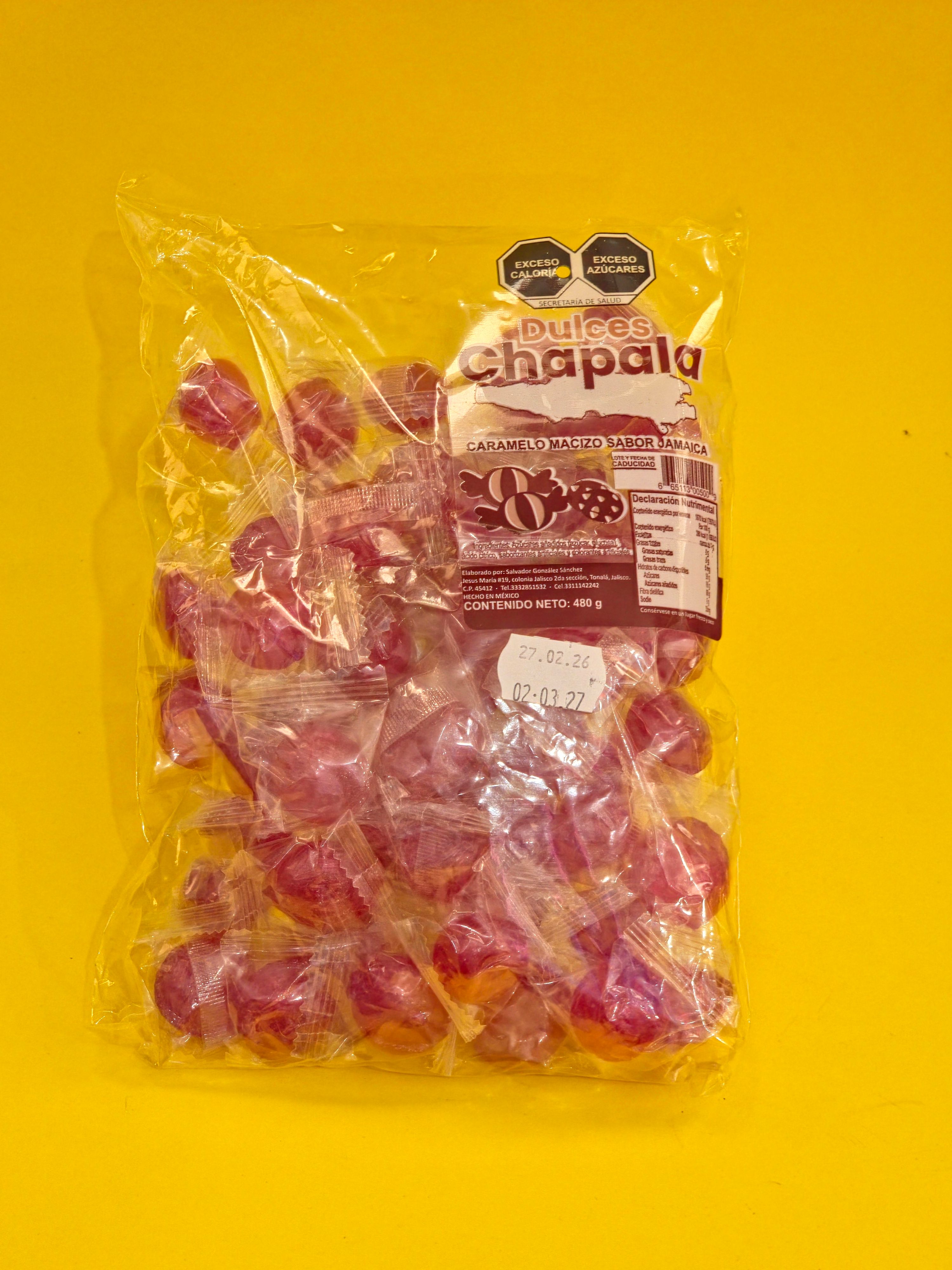 DULCE JAMAICA CHAPALA 40X480GR