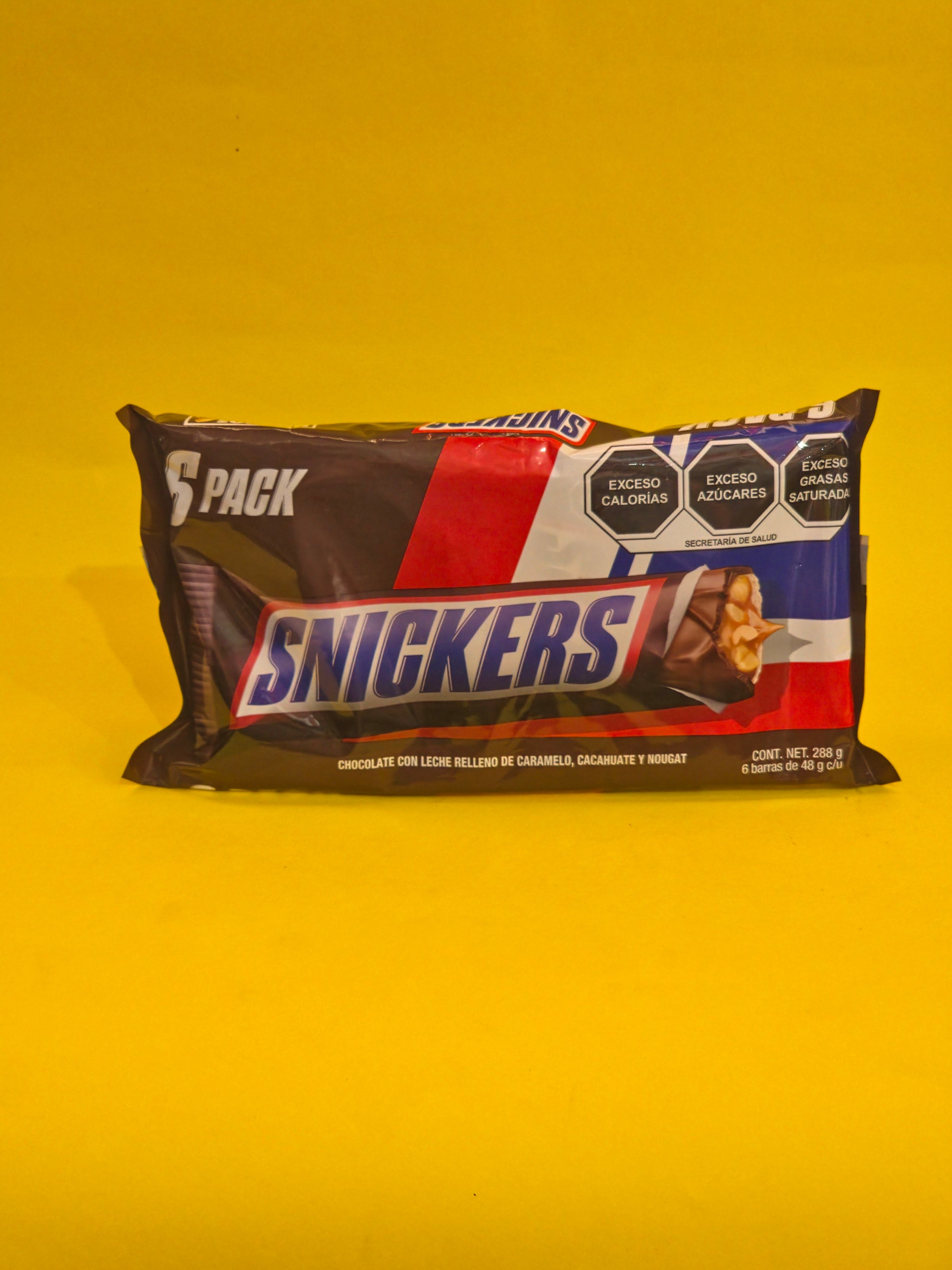 CHOC. SNICKERS SIX PACK 32X6
