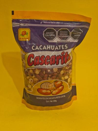 CACAHUATE CASCARA DLR 12X800GR