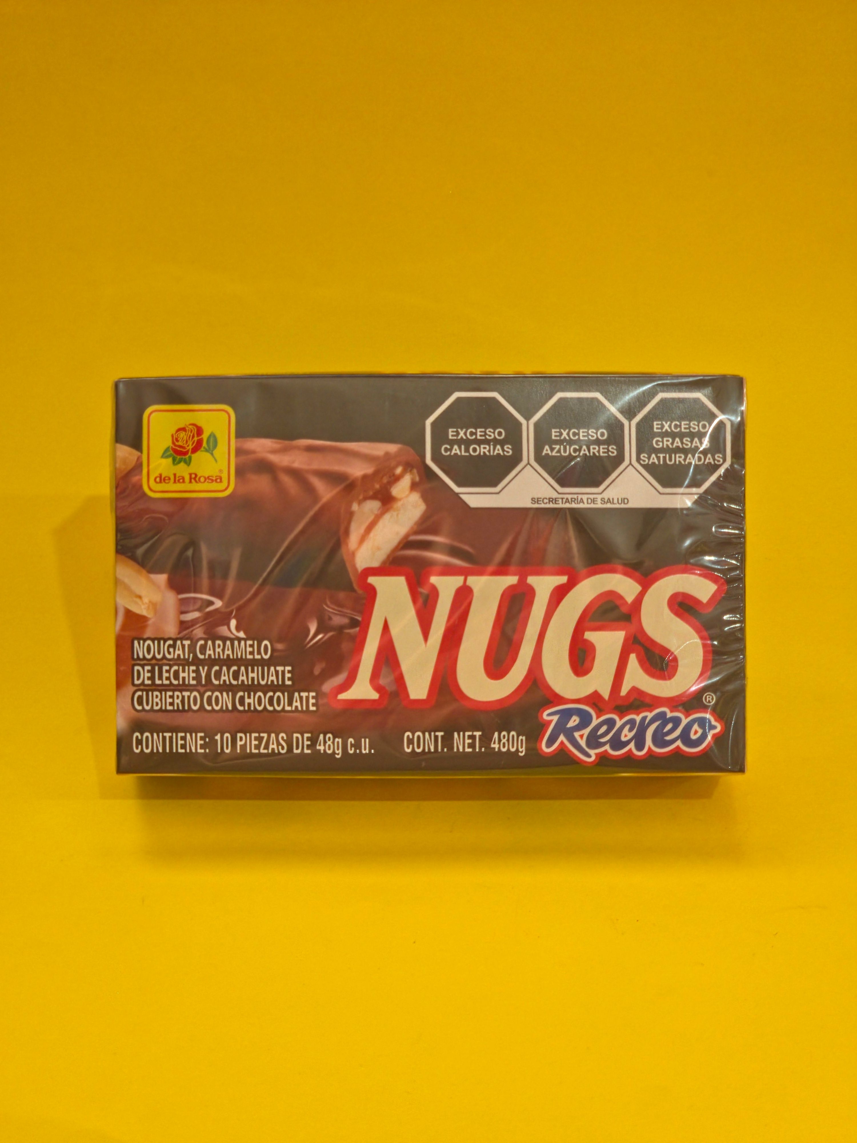 CHOC.NUGS RECREO DLR 20X10