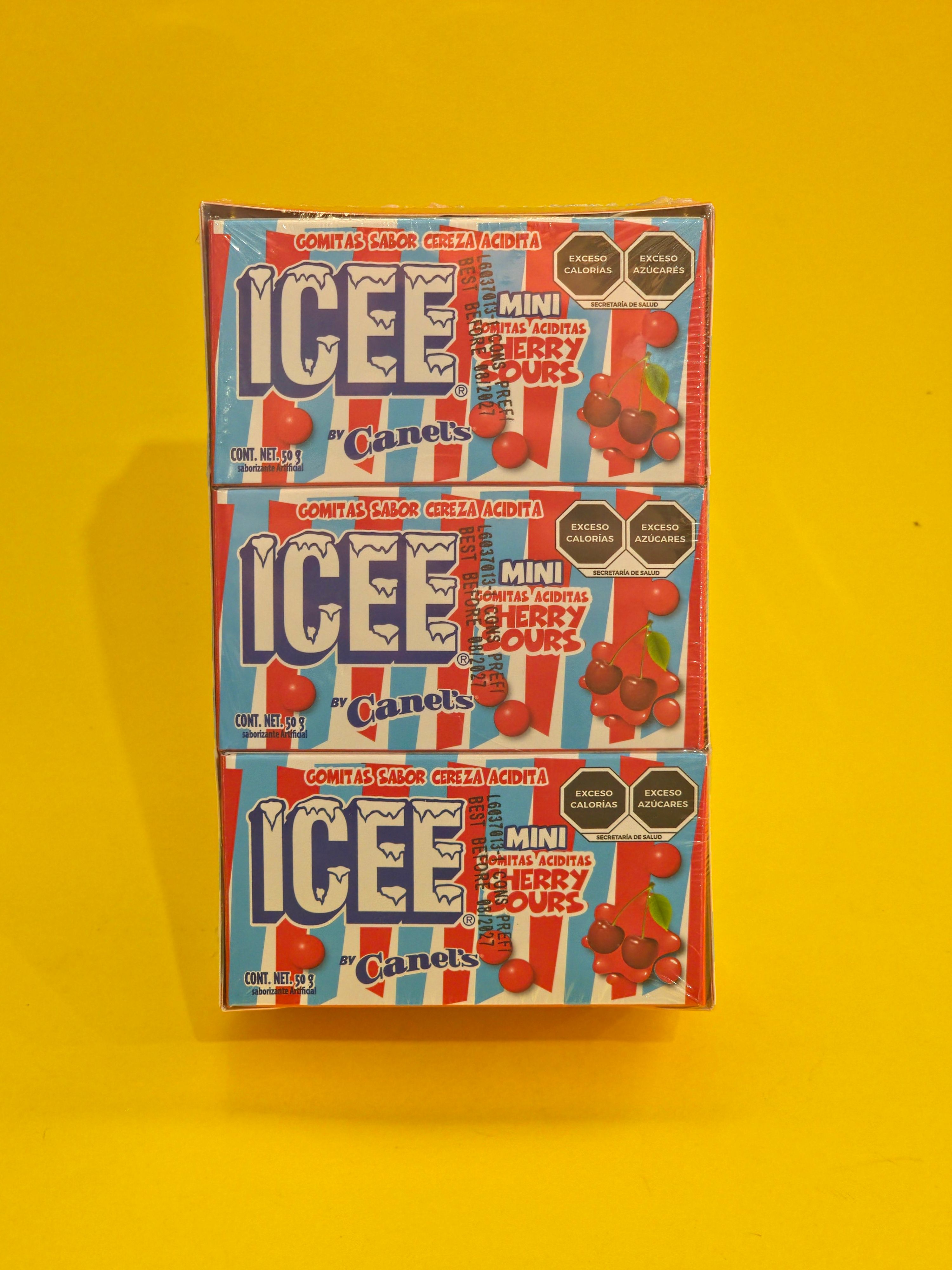 GOMA MINI JELLY BEANS ICEE CEREZA CANELS 24X9