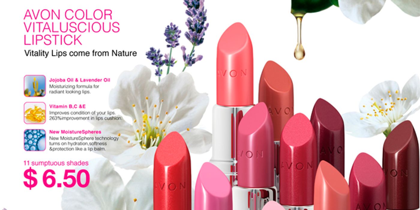 AVON — Vitaluscious 水果塔口紅 — 亞太平洋市場創意視覺