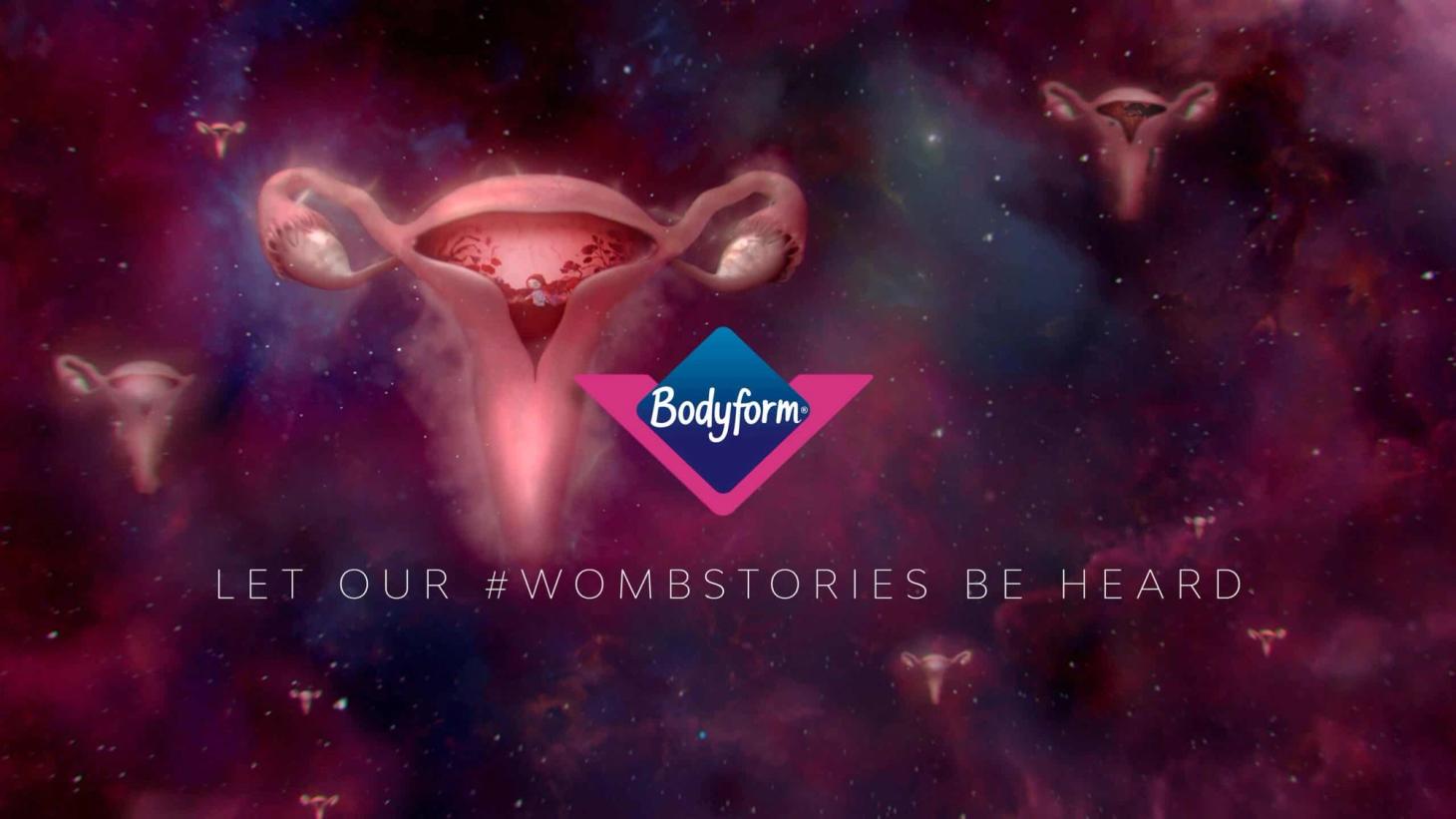 Bodyform Wombstories Campaign