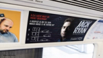 Jack Ryan poster inside a London Underground carriage featuring an observation puzzle and the line “A CIA agent must be highly observant.” Designed by Don’t Panic London for Amazon Prime’s “How Jack Ryan Are You” campaign.