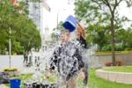 Image showing a picture of a man doing the ALS Ice Bucket Challenge, showcasing our favourite charity PR stunts