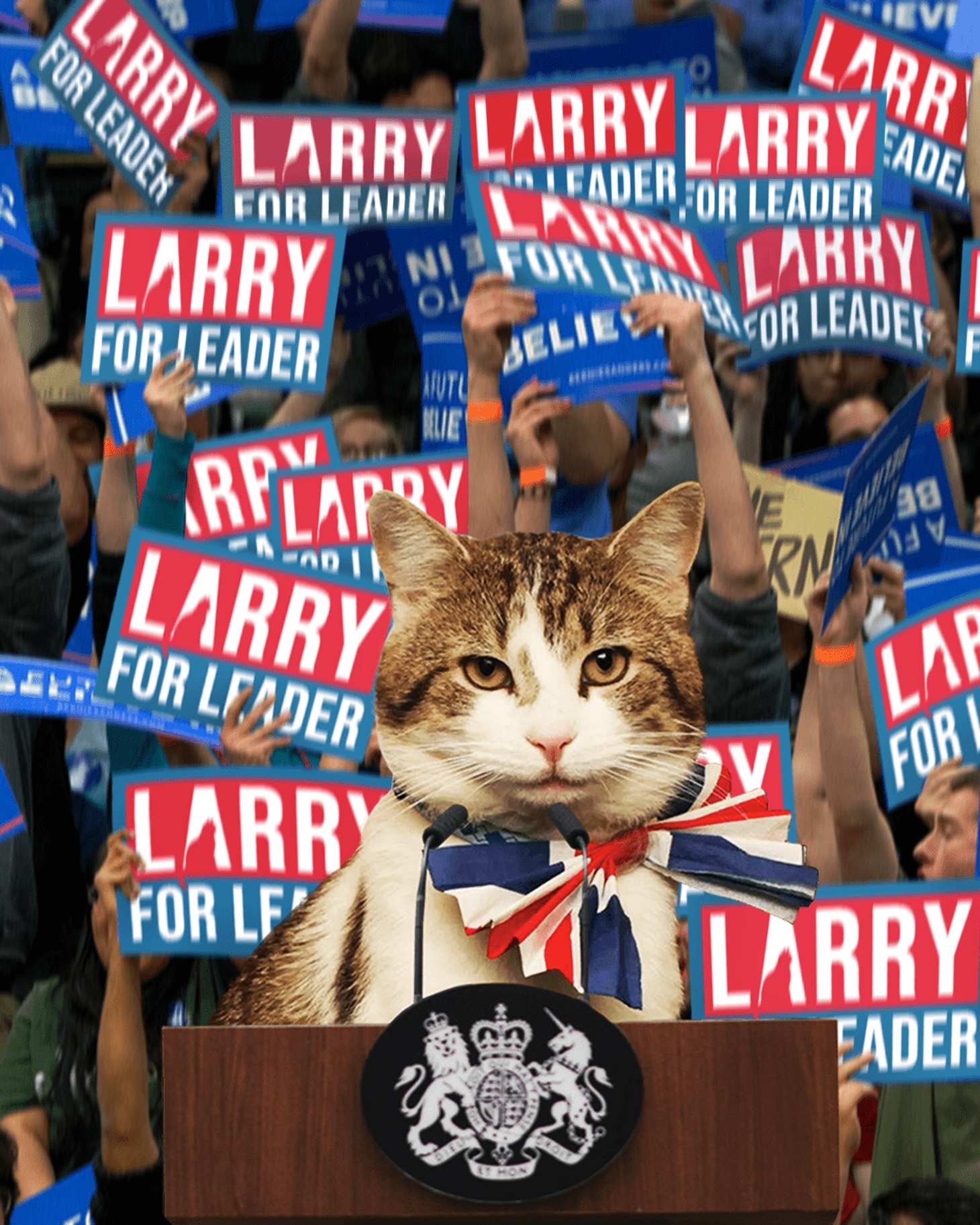 Larry the Cat for Prime Minister campaign