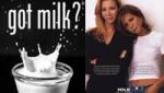 Promotional image from the 'Got Milk?' campaign featuring a person with a milk moustache, smiling and holding a glass of milk, highlighting the tagline 'Got Milk?' in bold letters.