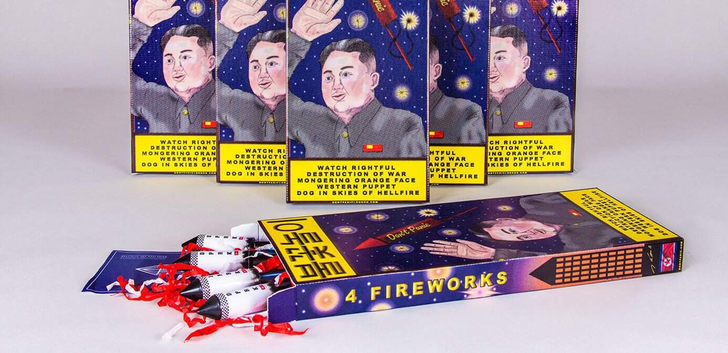 Kim Jong Un's Don't Panic Fireworksthe New Year!