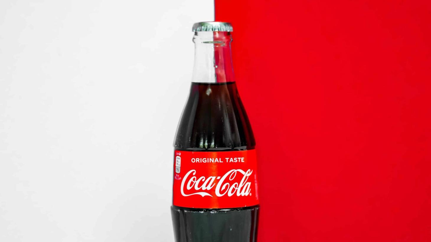 Image showing a Coca Cola bottle, showcasing experiential marketing campaigns