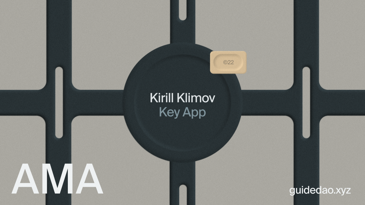 Cover of article Kirill Klimov on Key App, good UX, and abandoning crypto-native jargon