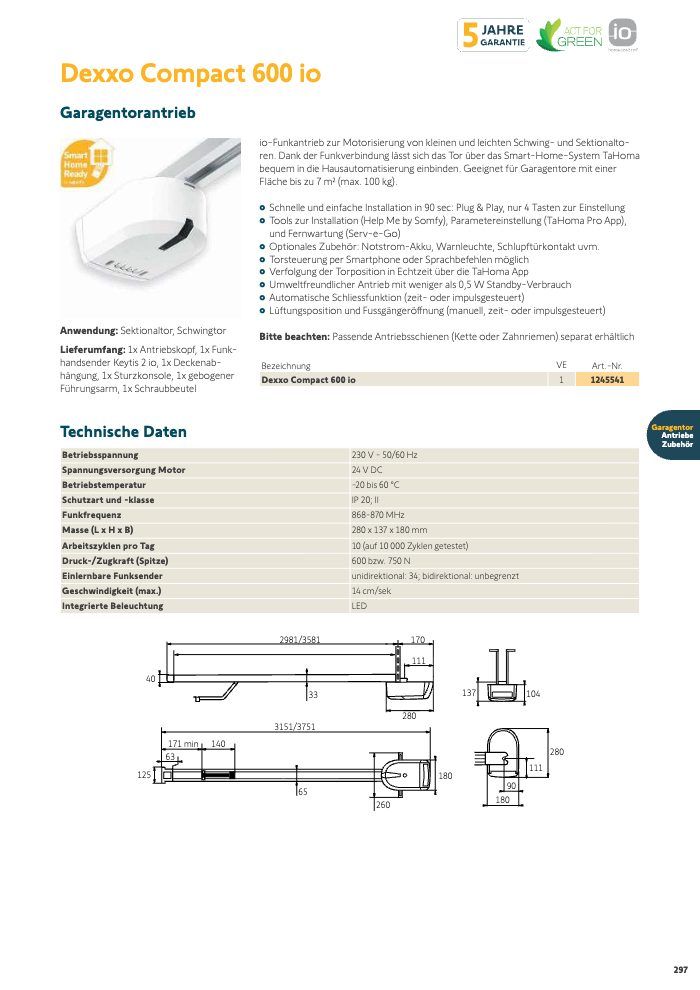 Titelbild des Katalogs Somfy Hauptkatalog – Teil 3