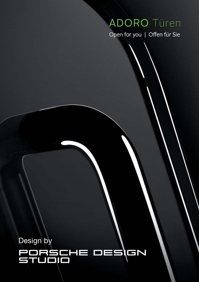 Titelbild des Katalogs Adoro Porsche Design