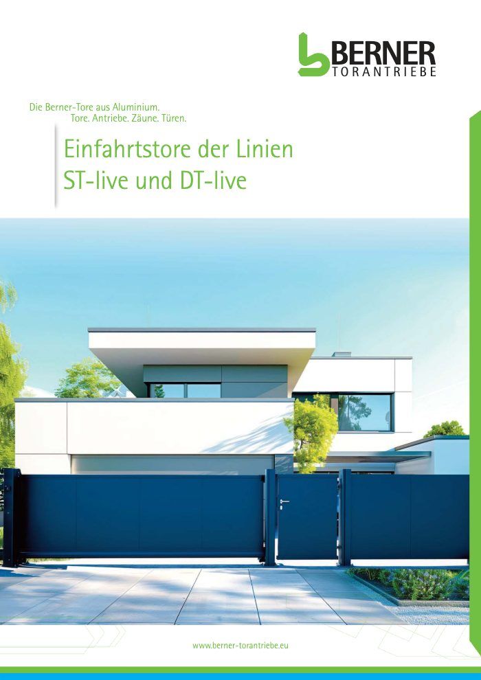 Titelbild des Katalogs Berner ST-live und DT-live