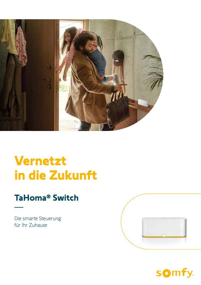 Titelbild des Katalogs Somfy TaHoma Switch